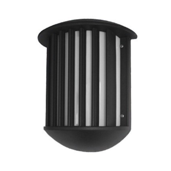 Lanterna Doria da Parete in Alluminio Nero Opalino HOMIX STORE