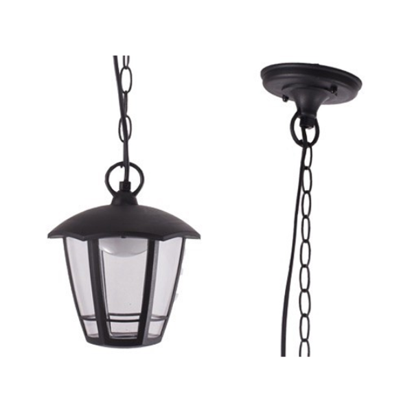 Lanterna Era LED IP44 Nero con Catena 8W 400 Lumen HOMIX STORE