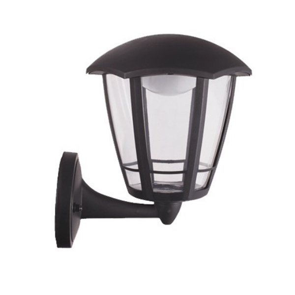 Lanterna Era LED IP44 a Muro Braccio Inferiore Nero 8W HOMIX STORE