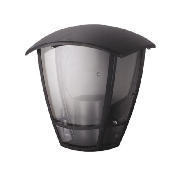 Lanterna Selene Applique E27 IP44 Alluminio Nero HOMIX STORE