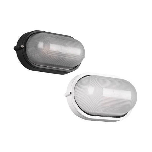 Plafoniera Ovale Trio Alano E27 IP44 Alluminio HOMIX STORE