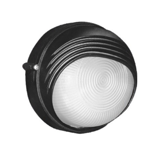 Plafoniera Tonda Aretusa E27 IP44 Alluminio Nero 17x18 cm HOMIX STORE