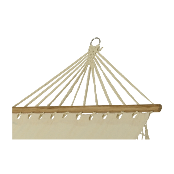 Amaca beige policotone 280x100 con barre | Relax giardino outdoor
