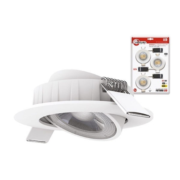 Faretti completi Led Futura ADV 6 Watt 3 pezzi - HOMIX STORE
