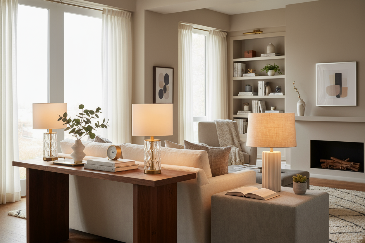 ambiente dove mettere lampade da tavolo 